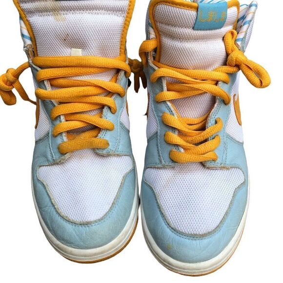 VINTAGE 2003 Nike Dunk High 'Shima Shima' Gold Wave Size 10.5 - Picture 9 of 16